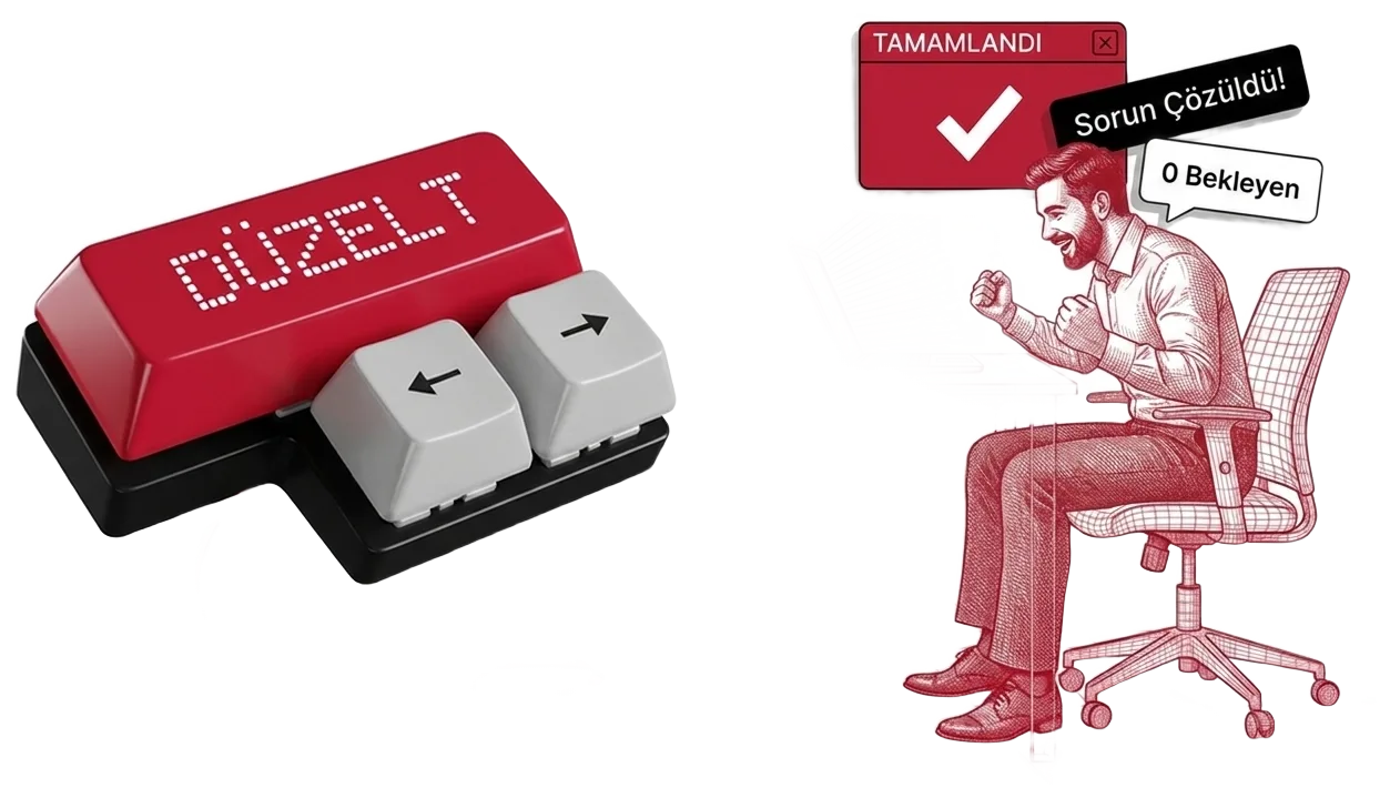 DÜZELT tuşuna basıldı — sorun çözüldü